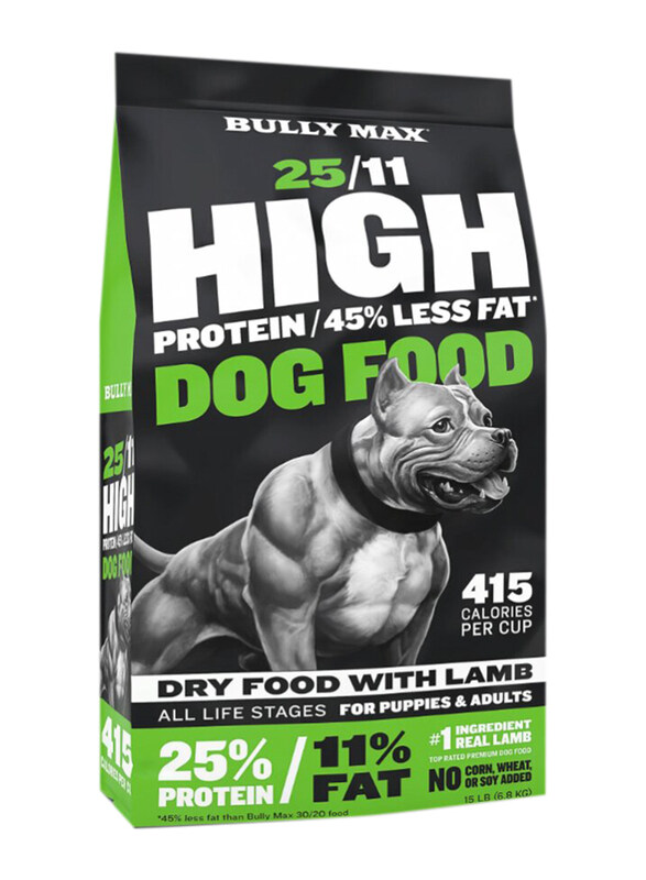 

Bully Max 25/11 High Protein Low Fat Lamb Dog Dry Food, 2.27 Kg