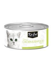 KitCat Chicken & Seafood Can Cat Wet Food, 24 x 80g