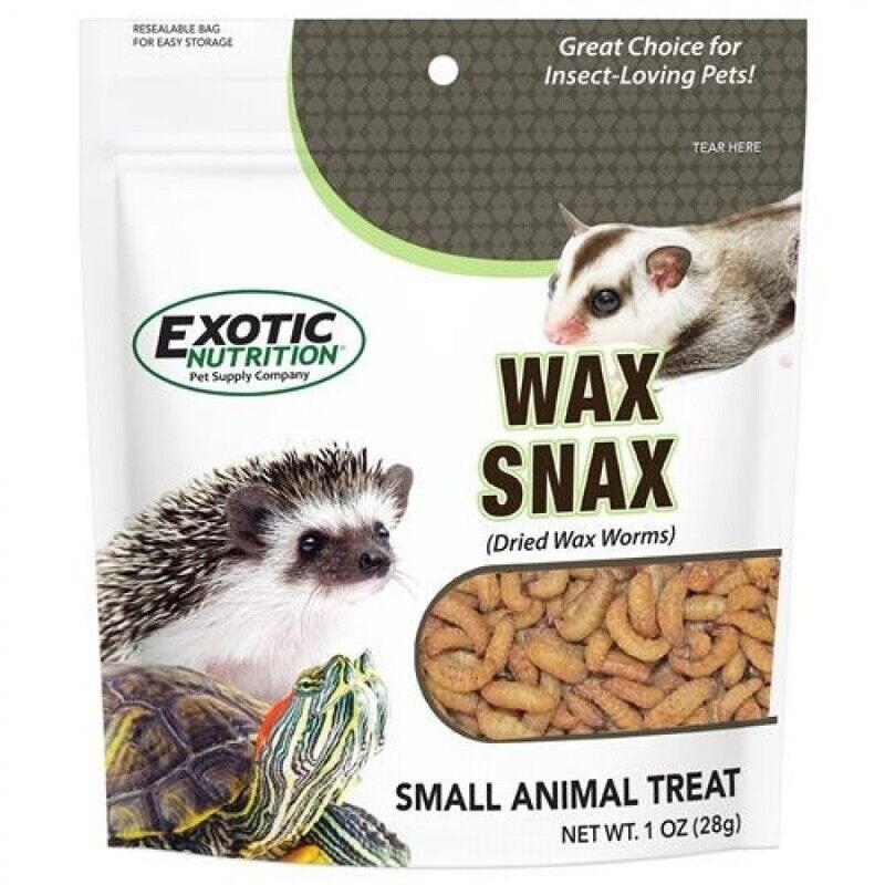 

Exotic Nutrition Sugar Glider Treat Wax Snax - Dried Wax Worms - 28g