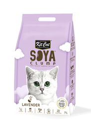 Kitcat Soya Clumping Cat Litter, 7Liter, Lavender