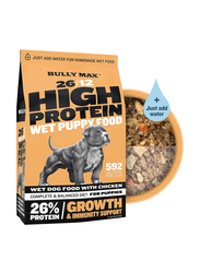 Bully Max 26/12 High Protein Puppy Wet Food, 10 x 910g