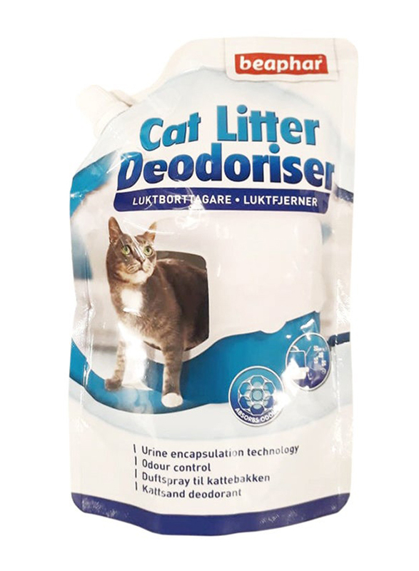 Beaphar Deodoriser Ocean Breeze Cat Litter, 400g, Multicolour