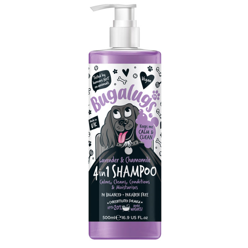 

Bugalugs Dog 4in1 Shampoo - Lavender & Chamomile - 500ml