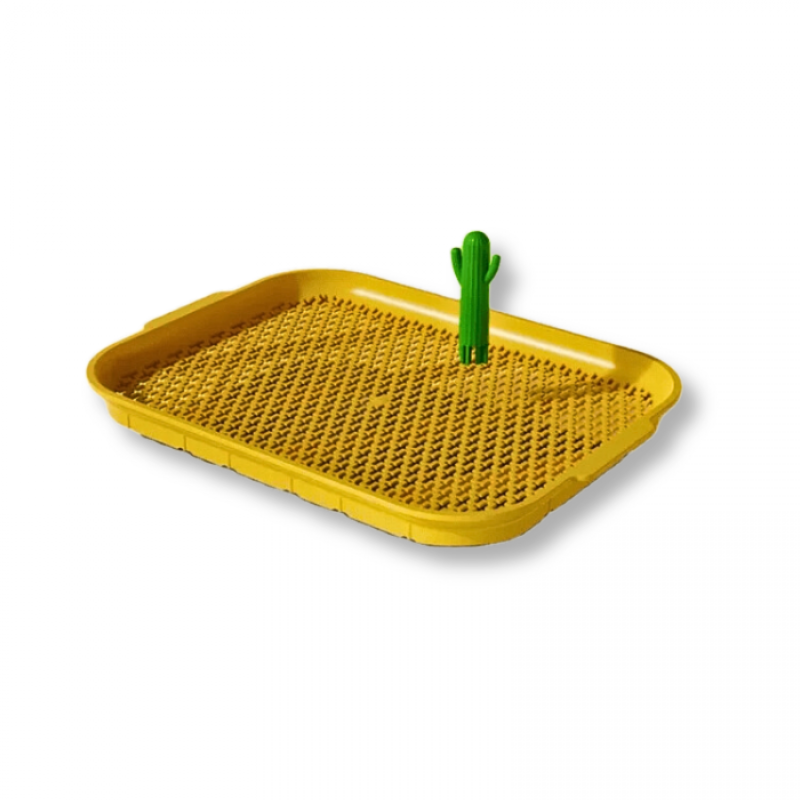 

Generic Dog Toilet Tray - Open - Yellow - M