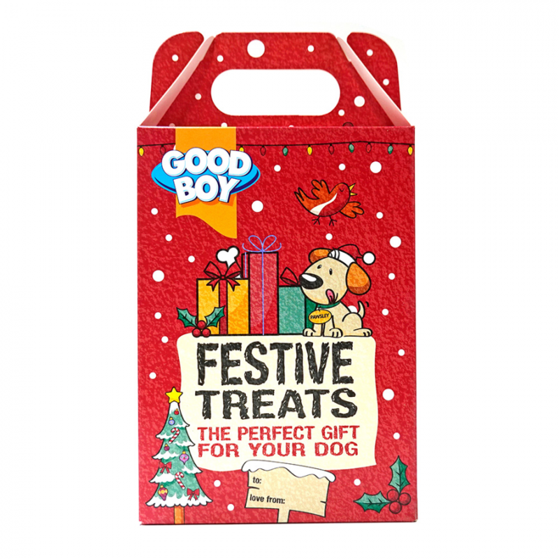 

Good Boy Armitage Christmas Pack - Dog Chewy Treat - Red - 3*65g