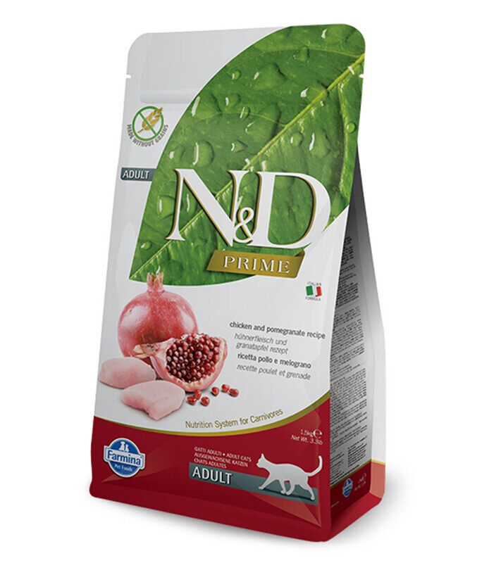 

Farmina N&D ADULT CAT - Chicken & Pomegranate - 1.5kg