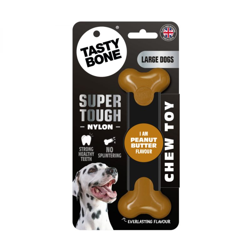 

TastyBone Dog Toy Bone - Peanut Butter - L