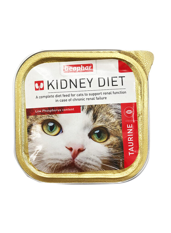 

Beaphar Kidney Diet Taurine Cat Wet Food, 100g