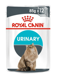 Royal Canin Urinary Gravy Cat Wet Food Pouch Box, 12 x 85g