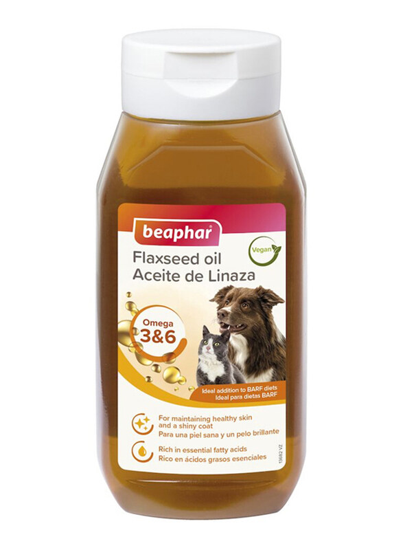 

Beaphar Flaxseed Oil for Dog & Cat, 430ml, Yellow