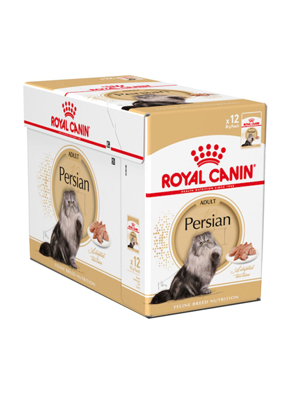 Royal Canin Adult Persian Gravy Cat Wet Food, 12 x 85g