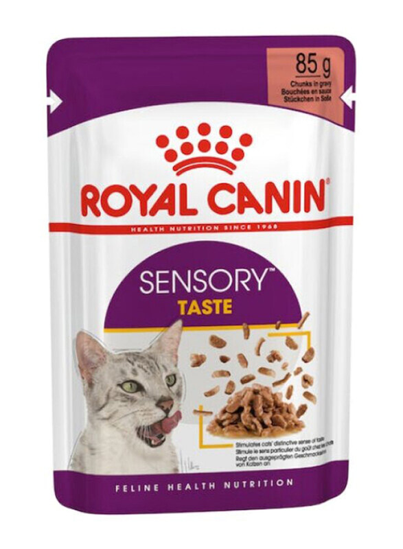

Royal Canin Sensory Taste Gravy Cat Wet Food Pouch Box, 12 x 85g