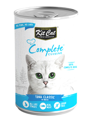 KitCat Complete Cuisine Tuna Classic Flavour In Broth Can Wet Cat Food, 150g