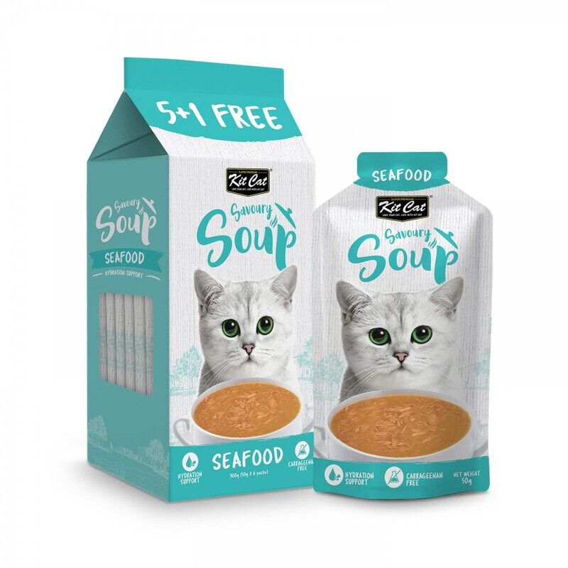 

KitCat Savoury Soup - Seafood - 6*50ml