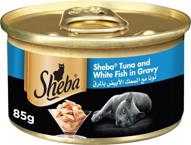 

Sheba Cat - Tuna & White Fish in Gravy - Can - BOX - 24*85g