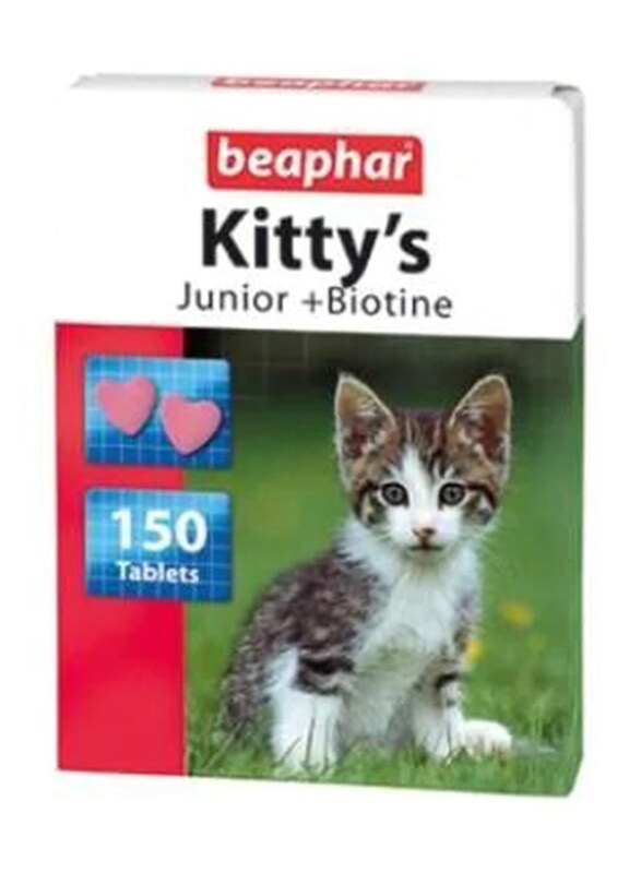 

Beaphar Kitty's Junior Biotine Kitten Dry Food, 150 Tablets