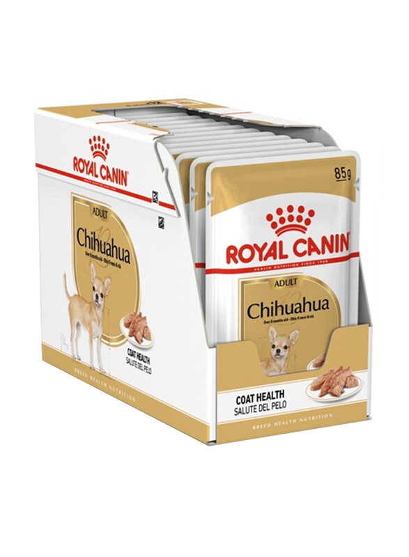 

Royal Canin Adult Chihuahua Pouch Dog Wet Food, 12 x 85g