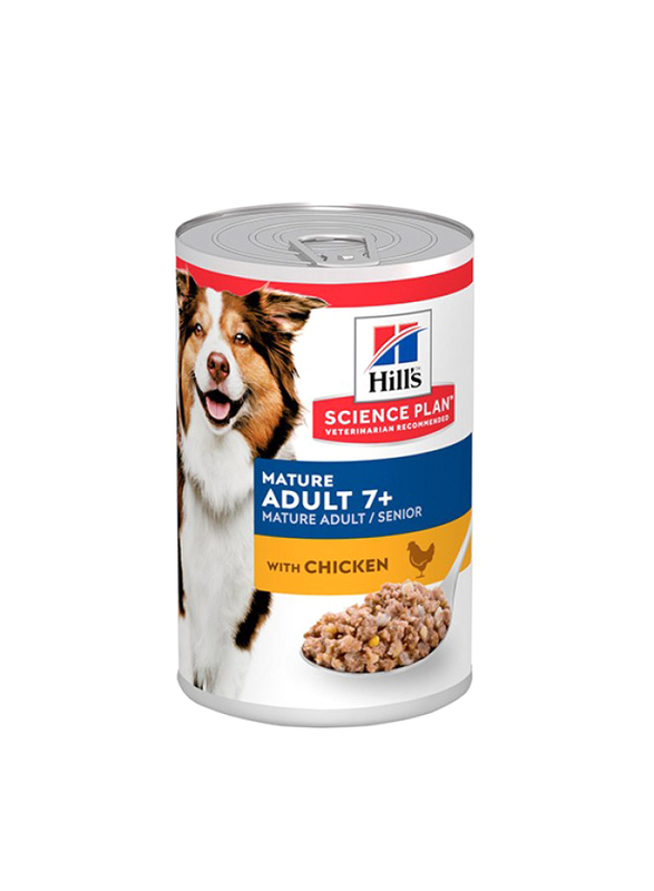 Hill's Science Plan Chicken Mature Adult Dog 7+ Wet Food Can, 370g