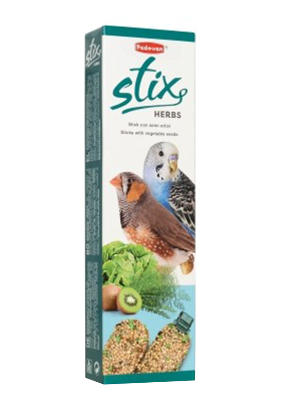 Padovan Stix Herbs Budgies & Finch Dry Food, 80g