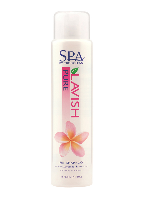 Tropiclean Spa Lavish Pure Shampoo, 473ml, White