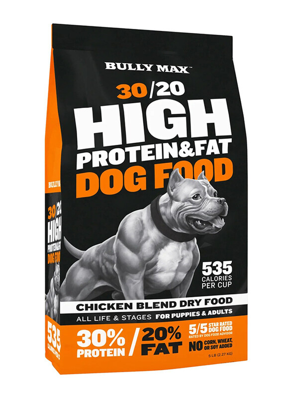 

Bully Max High Performance 30/20 Chicken Blend Dog Dry Food, 2.27 Kg