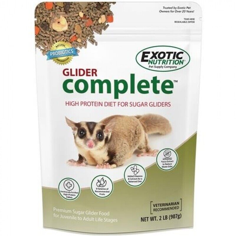 

Exotic Nutrition Sugar Glider Pellet - Complete - 907g
