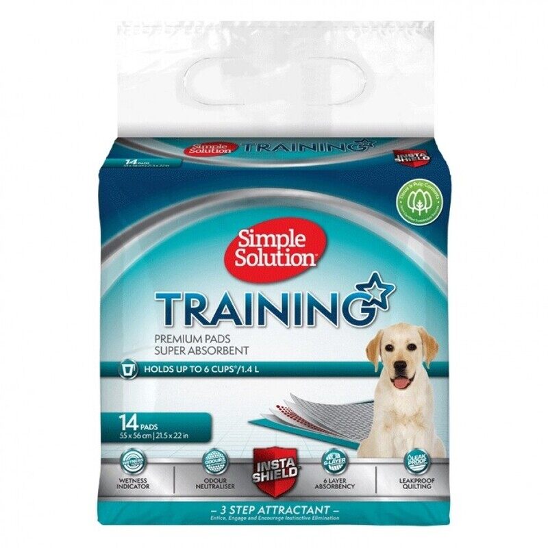 

SIMPLE SOLUTION Puppy training pad - 55*56 - 14 Pads - L