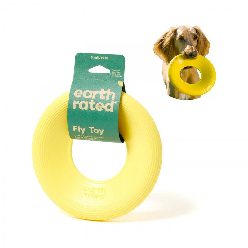 

Earth Rated Fly Toy - Yellow - S