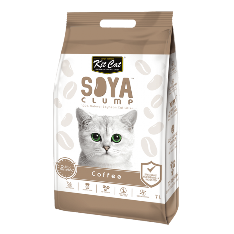 

KitCat SOYA Cat Litter - Clumping - Coffee - 7L