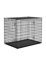 Midwest Crate Life Stage Double Door Dog Cage, 137cm, Double Extra Large, Black