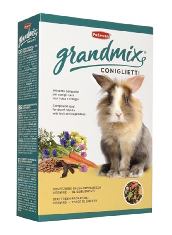 

Padovan Grand Mix Coniflietti Rabbit Dry Food, 850g