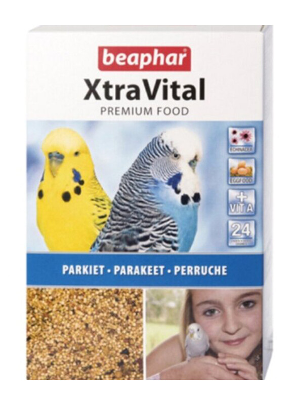 

Beaphar Xtra Vital Parakeet Budgies Bird Dry Food, 1 Kg