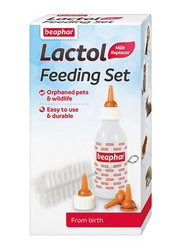 Beaphar Lactol Feeding Set for Puppies, Kittens & Small Animals, White