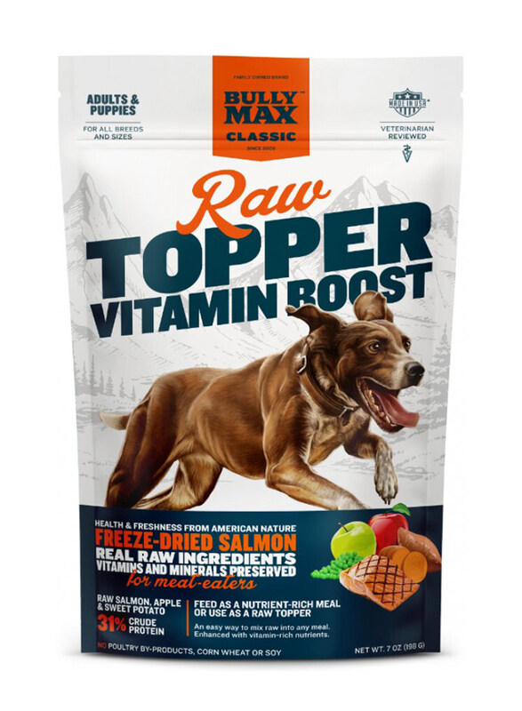 

Bully Max Raw Topper Vitamin Boost Salmon & Vegetable Dog Dry Food, 425g