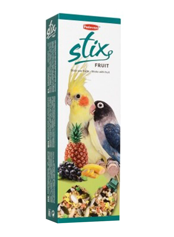 

Padovan Stix Fruit - Medium Parrot Dry Food, 100g