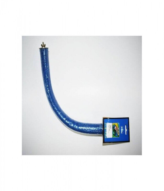 

VanPet Calcium Cage Stick / Perch - Blue - Half Circle - BTLB1824-1 - M