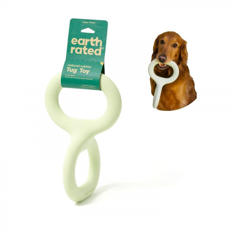 

Earth Rated Tug Toy - Green - L