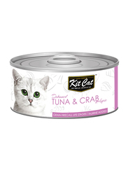KitCat Tuna & Crab Can Wet Cat Food, 80g