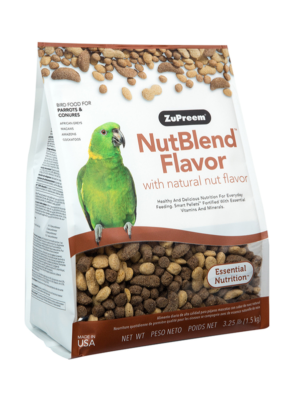 ZuPreem NutBlend for Parrot & Conures Dry Food, 1.5 Kg