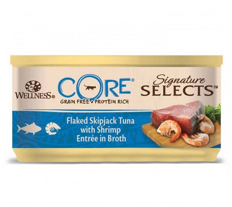 

Wellness CORE Signature Selects Adult Cat - Tuna & Shrimp - Can - BOX - 24*79g