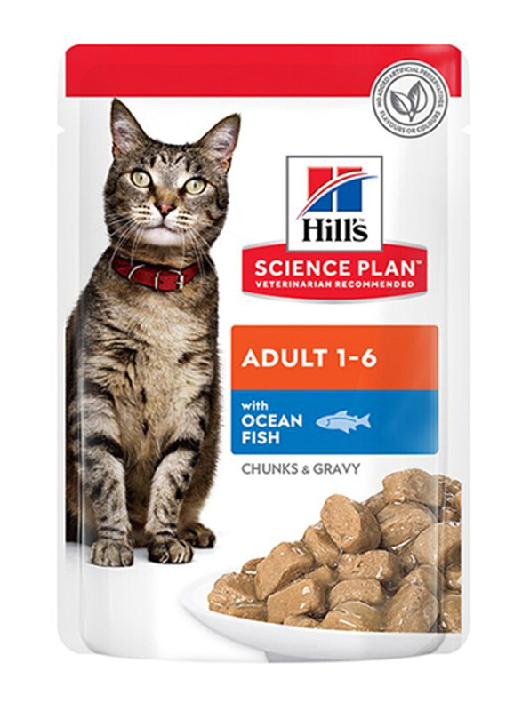 

Hill's Science Ocean Fish Plan Cat Wet Food Pouch Box, 12 x 85g