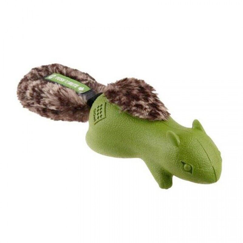 

GiGwi Dog Toy Plush - Squirrel - Green - M