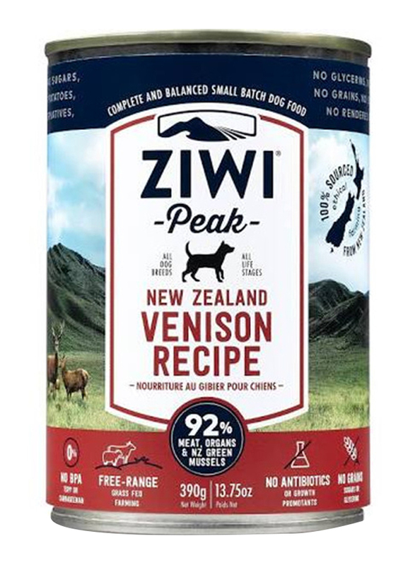 Ziwi Peak Venison Recipe Dog Wet Food Can, 390g
