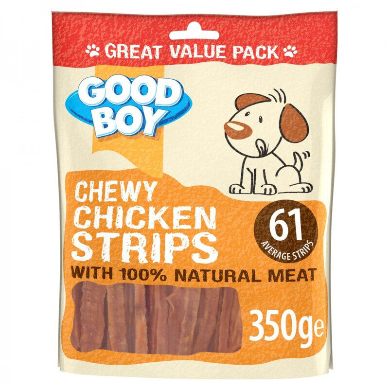 

Good Boy Dog Treat - Chicken Strips - Value Pack - 350g