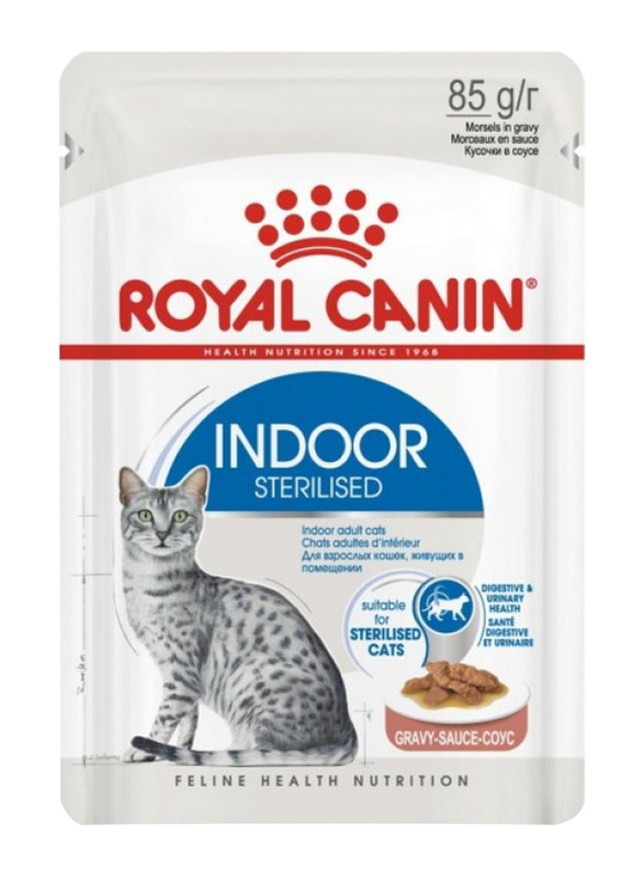 Royal Canin Indoor Sterilized Gravy Wet Cat Food, 85g