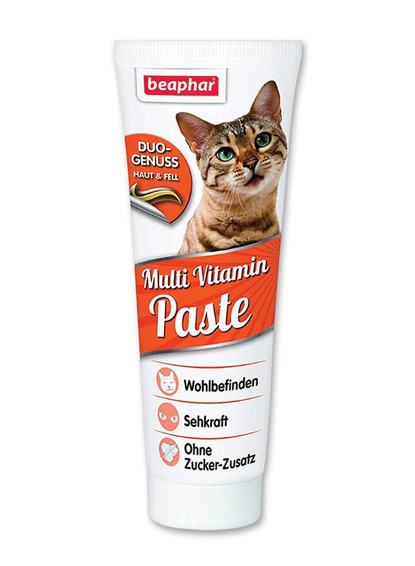 

Beaphar Multi Vitamin Cat Paste, 100g, White