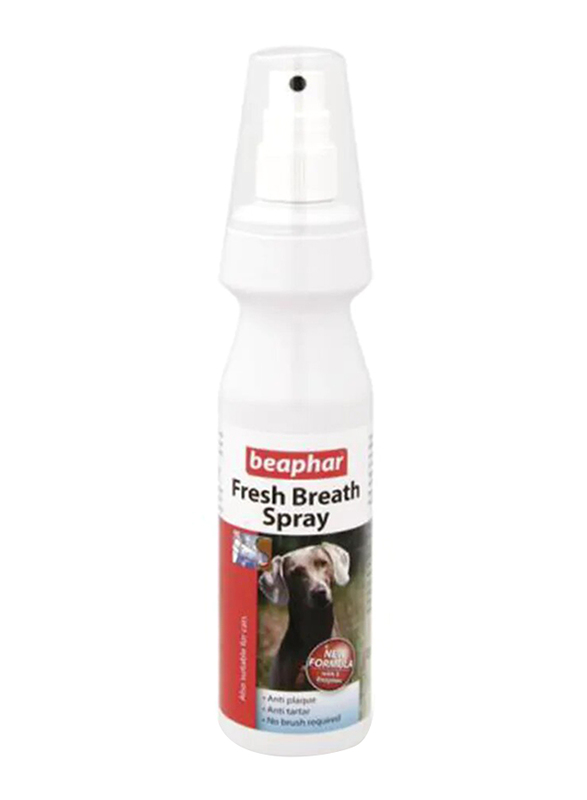 Beaphar Fresh Breath Spray for Dogs, 150ml, White