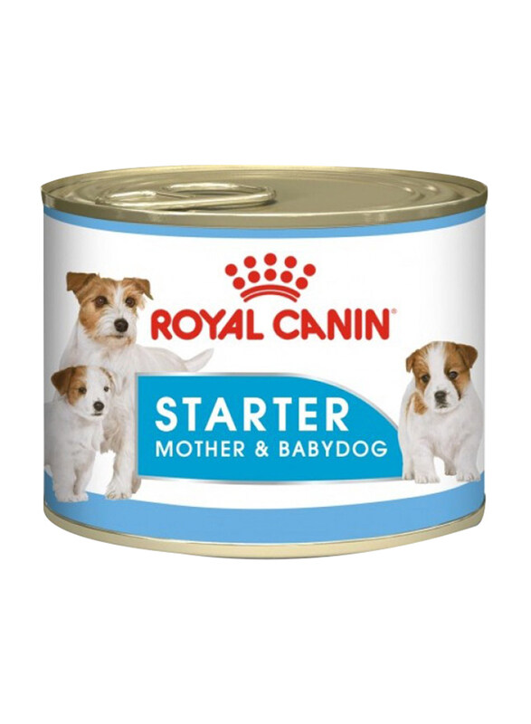 

Royal Canin Starter Mousse Dog Wet Food By Can Box, 12 x 195g