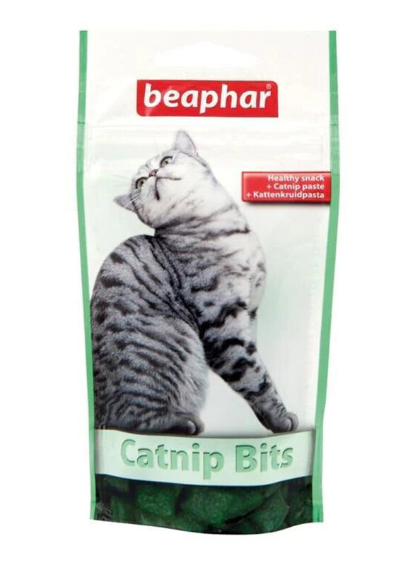 

Beaphar Catnip Bits Cat Dry Food, 35g