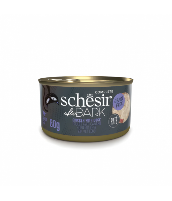 

Schesir After Dark Cat Pate - Chicken With Duck - Can - BOX - 12*80g